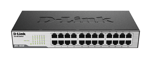 D-Link DES‑1024D 24‑Port Desktop-Switch