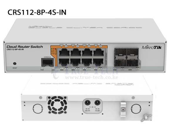 Mikrotik CRS112-8P-4S-IN 8Port Gigabit-PoE-Switch