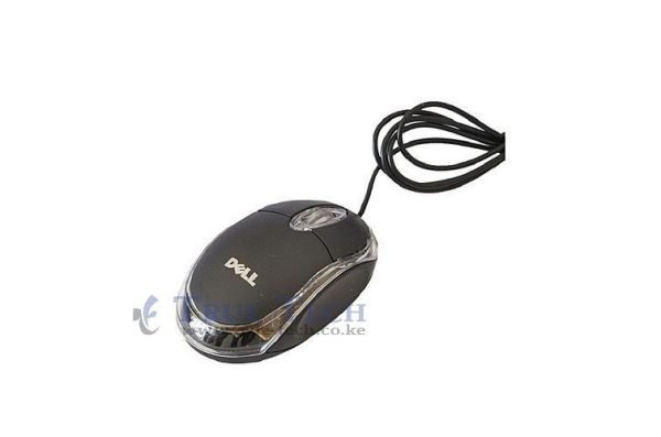 Dell Brown Box Mouse