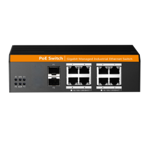 Hored Is 108gps 2f 8port Industrial Poe Switch