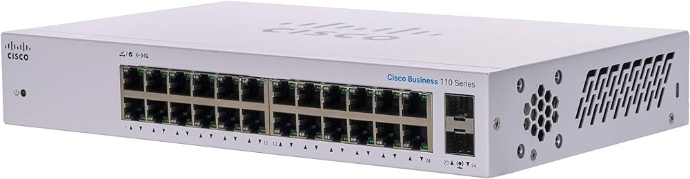 Cisco CBS110-24T-UK 24-Port 2x1G SFP Gigabit Switch